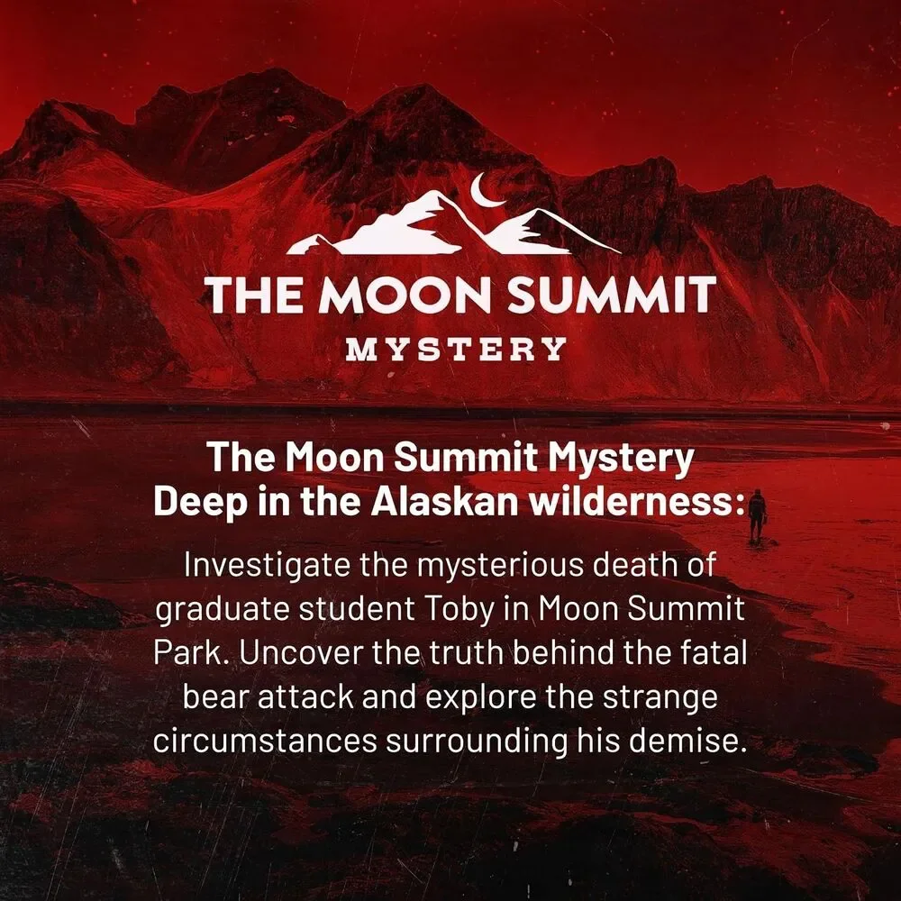 Hunt A Killer Game - The Moon Summit Mystery Full Set 1-6 - COMPLETE!